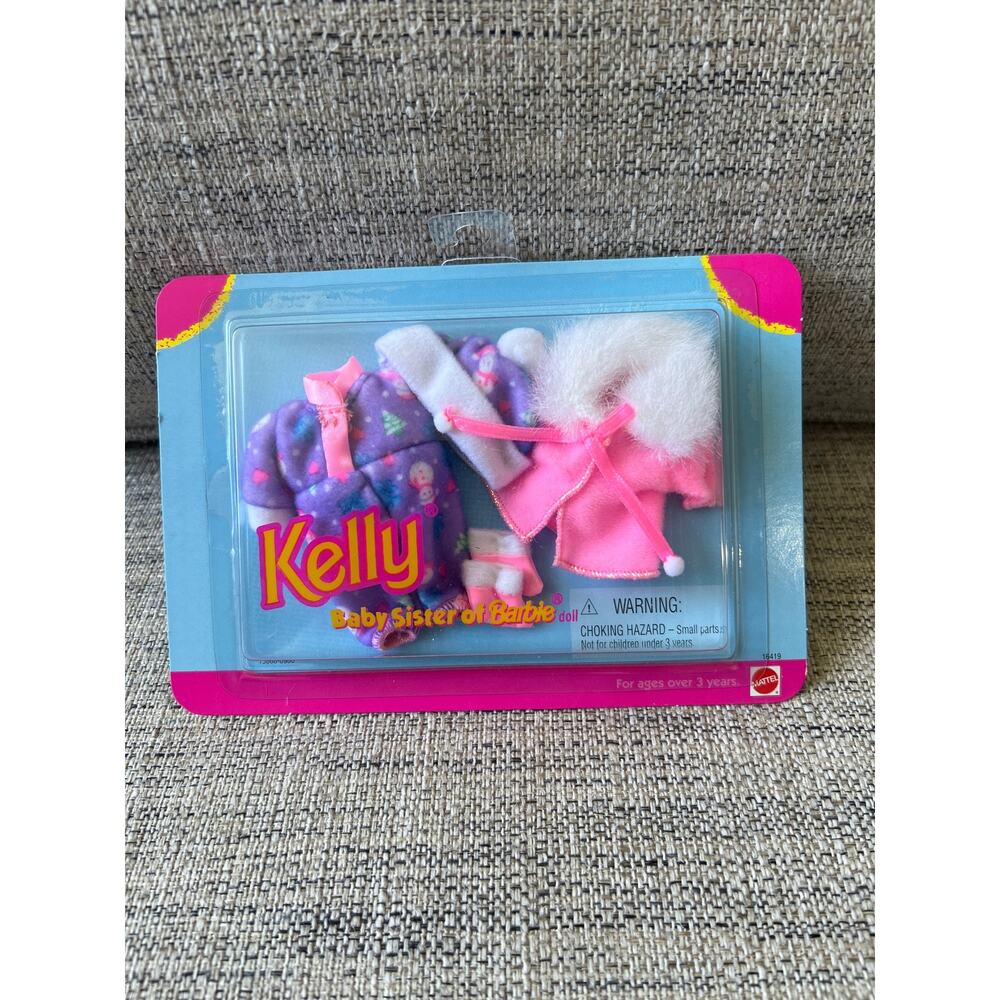 Mattel Kelly Baby Sister of Barbie Clothes 16419 Pink Purple 1996 NIB
